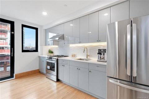 Designed to maximize space, fresh air, and natural light each home offers residents a contemporary indoor/outdoor lifestyle in the heart of charming Clinton Hill. Solid oak hardwood floors run throughout, and floor-to-ceiling double pane Schuco windo...