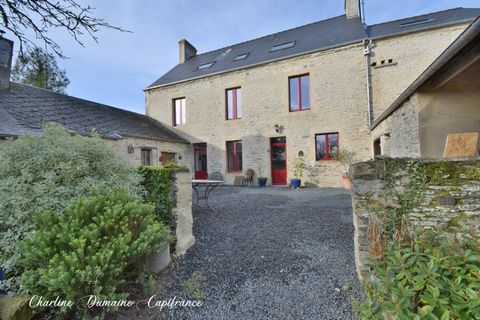 Dpt Calvados (14), à vendre Proche BAYEUX maison en pierre avec garage et bâtiments