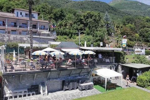 Complex in Oggebbio on Lake Maggiore, only separated from the residence's private beach by the riverside road. Take advantage of the ideal location, for example for a boat trip on Lake Maggiore. The inviting beach bar offers both music evenings and w...