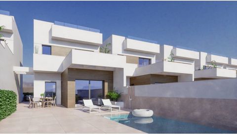 Villa's in La Herrada, Los Montesinos, Costa Blanca Een nieuwe ontwikkeling van 12 onafhankelijke woningen, elk met 3 slaapkamers, 3 badkamers, een privézwembad van 7x3 m, terras, groot solarium en Klasse A energie-efficiëntiecertificering. Uitsteken...