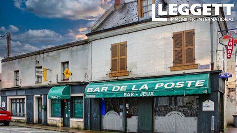 A16783 - Excellent potential for this stone building of 285m² to renovate Old shop in Pontlevoy village with all small shops Bar, games, press, grocery shop held for 25 years (good turnover in the past) Many possibilities in this building for the cre...
