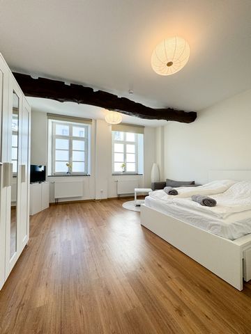 We welcome you to our apartment in Stolberg! Our lovingly furnished apartment with its own fully equipped kitchen is located on the first floor of a four party house. It was completely renovated and modernly designed in 2022. The apartment offers spa...
