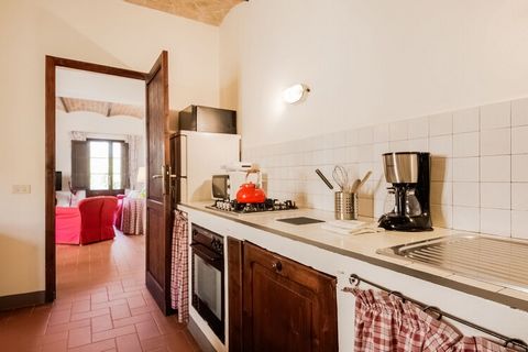 Located in Capannoli, this secluded farmhouse is perfect for a weekend getaway. With 2 bedrooms, this farmhouse can accommodate up to 4 guests. It has a swimming pool for you to unwind and relax after a long tiring day. The farmhouse amidst the fores...