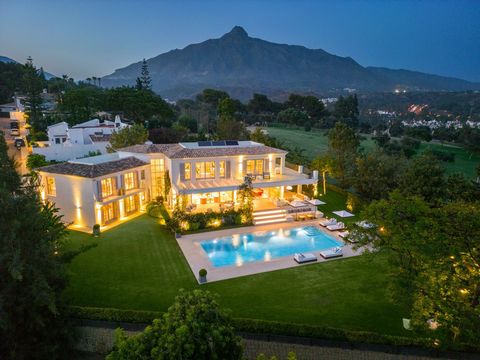 IMPORTANT FOR MORE INFORMATION AND A SPEEDY RESPONSE PLEASE LEAVE A TELEPHONE NUMBER. IN THE LUXURIOUS ALOHA AREA OF MARBELLA’S GOLF VALLEY. THIS MAGNIFICENT MANSION SITS IN A PRESTIGIOUS GATED COMMUNITY AND BOASTS AN ENVIABLE FRONT-LINE POSITION OVE...