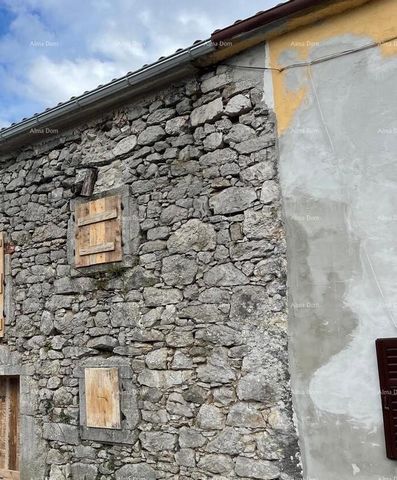 Oud stenen huis te koop in de ongerepte natuur, Lanišće. De woning heeft een netto oppervlakte van 100 m², begane grond en eerste verdieping. Het ligt direct naast de waterbron. Samen met de woning worden er twee kavels verkocht, waardoor de totale o...