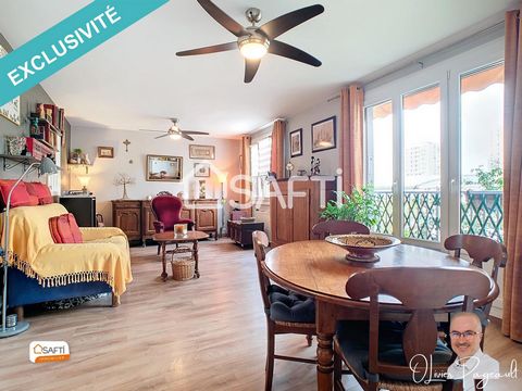 Exclusively with SAFTI Real Estate, we present this superb 95m², 5-room apartment located on an elevated ground floor in the sought-after Moulin à Vent area, near Lyon 8, within a well-maintained, green residence built in 1972. Upon entering, a spaci...