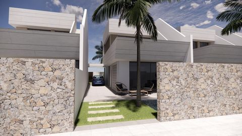 Villa de 3 chambres à vendre à San Javier~~Projet de construction de villas individuelles à San Javier.~~Les villas nouvellement construites sont réparties sur deux étages plus une terrasse spacieuse sur le toit avec de belles vues sur les environs.~...