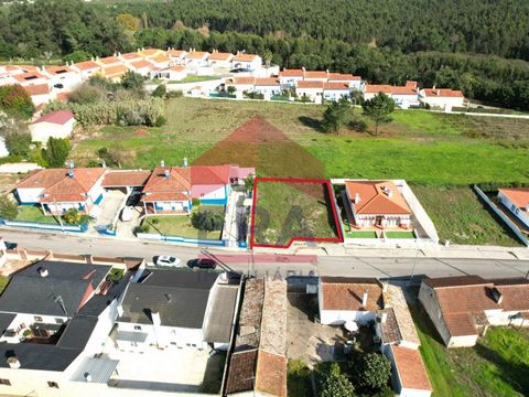 Terrain de 474,55 m² à Casais da Areia - Óbidos. Pour la construction d'une maison individuelle avec sous-sol. Occupation autorisée du terrain de 120 m². Construction totale autorisée de 145 m². Excellent emplacement, dans un quartier résidentiel et ...