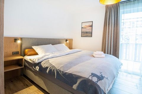 Questo spazioso appartamento superior da 65 m² con due camere da letto è il rifugio ideale per un massimo di quattro ospiti. Entrambe le camere sono arredate con comodi letti matrimoniali, che offrono un sonno ristoratore. L'appartamento dispone anch...