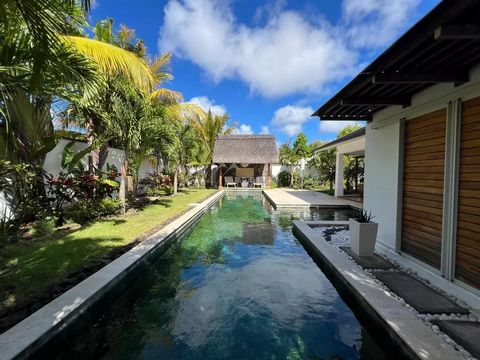 Treat yourself to a serene retreat in one of Mauritius's most sought-after regions. This stunning villa, located in a secure and residential complex, combines modern comfort, generous spaces, and top-notch amenities. Villa Features: Built Area: 161.9...