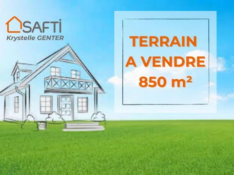 Terrain constructible de 850m² hors lotissement