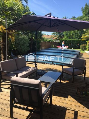 Belles prestations pour cette maison avec une pièce de vie de plus de 60 m²