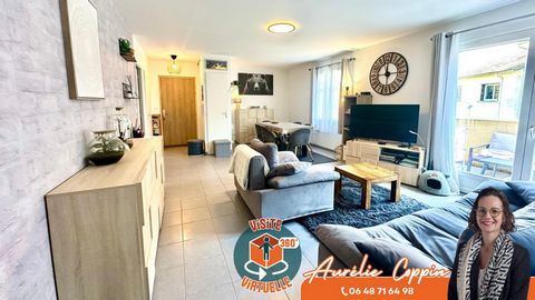 Appartement T3, à Crémieu, avec balcon, cave et place de parking