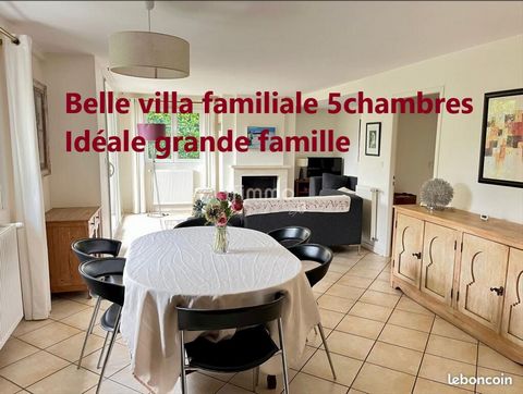 Belle villa avec 5 chambres, au calme, jardin 765 m²