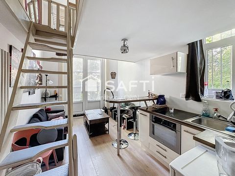 Appartement t1, place de parking, cave, un extérieur