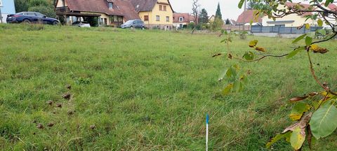 Beau terrain plat constructible de 5.63 ares