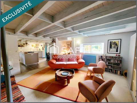 Maison T5 de 150m² de caractère, trois chambres, un bureau, jardin de 565m² et terrasse couverte idéale pour une famille..