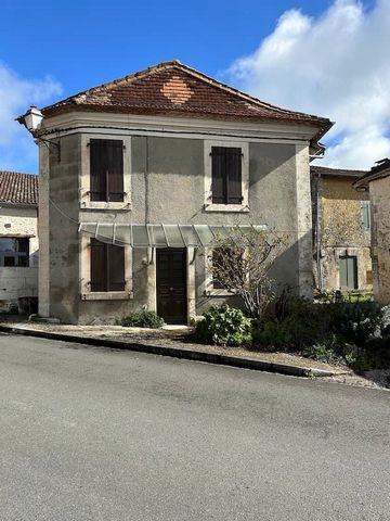 Summary Village house ideal for investment. This spacious village house has a garage and small courtyard. It is situated in a village near Verteillac, the village has a bakery. The house has a kitchen, shower room, lounge with fireplace, upstairs to ...