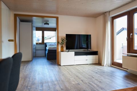 Dear Guest, Welcome to your fully equipped and furnished apartment in Bietigheim-Bissingen. This apartment (86 m2) has everything you need to feel at home: a fully equipped kitchen with all conceivable utensils, microwave, Nespresso coffee machine, f...
