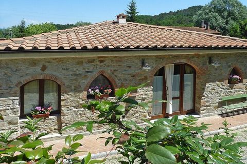 Rustic stone house on an enclosed plot with terraced green areas and olive trees. A pretty above-ground pool provides the necessary cooling down on warm summer days. The small town of Ripafratta is located in scenic surroundings between Lucca and Pis...