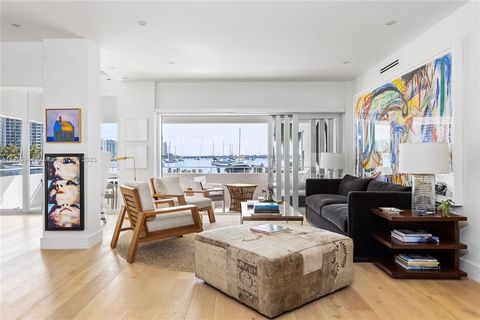 Step into this one-of-a kind impeccably renovated garden level oasis, located in the boutique Belle Towers & enjoy breathtaking Biscayne bay views. Unprecedented opportunity to own ground floor residences #1A + #1E on coveted Belle Isle. The main res...
