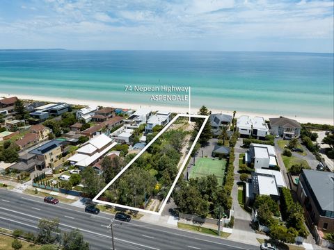 A very rare opportunity to secure a large allotment of 2413sqm with nearly 22m of beach frontage ready for your dream home to be built. With plans for the most amazing house including a 12 car garage and pool or design your own dream home. Fronting d...