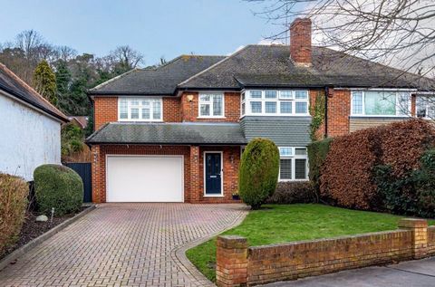 GUIDE PRICE £775,000-£800,000 . Frost Estate Agents are delighted to offer this elegant family residence nestled in the desirable location of South Croydon, built in the 1930's, this wonderful extended four/five bedroom, two bathroom home offers a pe...