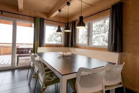 Welcome to your perfect alpine escape in this charming 120 m² solid wood chalet, designed to accommodate up to 12 guests. Nestled in a tranquil pine forest at an elevation of 1,800 meters, this inviting chalet offers a harmonious blend of rustic char...