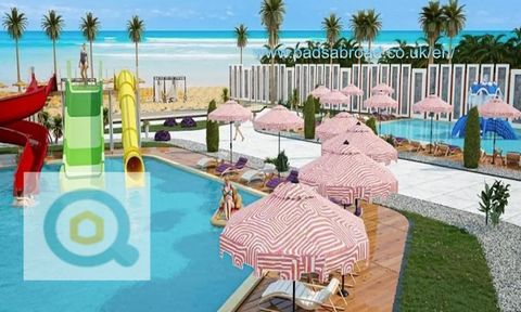 Lavanda Beach Resort Resort fronte mare con vista totale sul mare. 80 mq Appartamento con 2 camere da letto al piano terra, con soggiorno, bagno, angolo cottura e balcone con vista sulla piscina e sul mare. Il blocco 6 è l'edificio più vicino al mare...