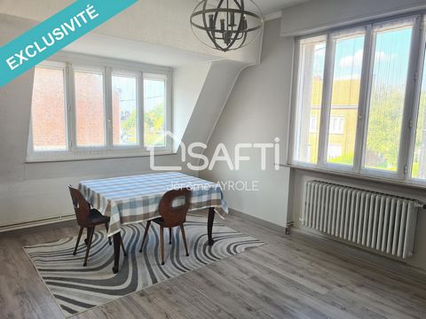 Appartement T2 de 57 m2 très lumineux et avec de beaux volumes situé à 5 minutes à pied de la gare et de l'université. Petite copropriété de 3 appartements gérée par un syndic bénévole. Très peu de charges de copropriété à prévoir mis à part l'assura...