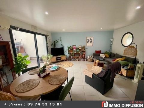 Fiche N°Id-LGB167668: Béziers, sector Avenue jean moulin, House garden parking of about 77 m2 including 3 room(s) including 2 bedroom(s) + Garden of 35 m2 - Construction 2014 Contemporary - Ancillary equipment: garden - terrace - parking - double gla...