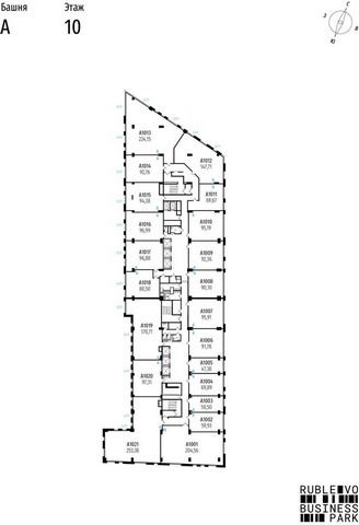 Предлагается в продажу офис в башне А. Rublevo Business Park Проектное финансирование от СБЕР Современный бизнес центр класса А -Свободные планировки от 50 до 2300 кв. м -Высокие потолки от 4,05 до 6,03 м (возможны двухуровневые и нестандартные решен...