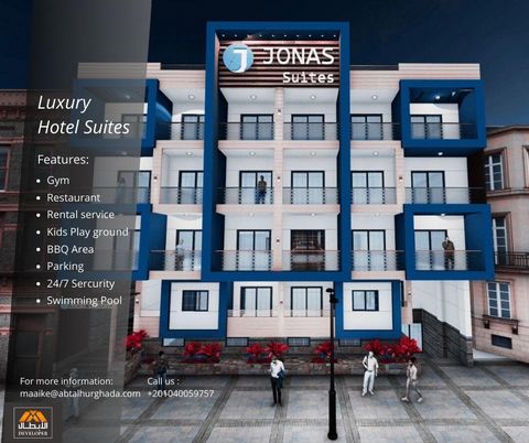 Jonas Luxury Hotel Suite, 1 bedroom apartment 41m2 Jonas Suites offers an unparalleled blend of luxury living, prime location, and investment potential. Jonas Suites is nestled amidst all the top tourist attractions and the famous mamsha promenade.  ...