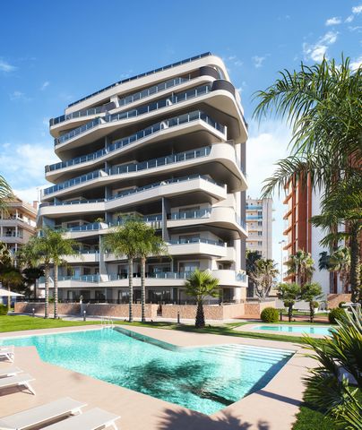 Discover the brand new Residencial de Obra Nueva in Guardamar del Segura, an exclusive opportunity located in front of the Segura river and close to the marina and the beach. This modern building of 31 flats offers luxury living and comfort in one of...