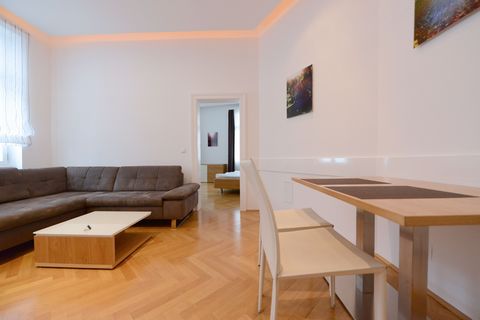 Our apartment “Sunshine Collection” is located in the 12th district of Vienna, Tanbruckgasse 33/4 and is very easy to reach by public transport. The modern and fully furnished apartment with a size of 67m², has a spacious bedroom, a living room, a fu...