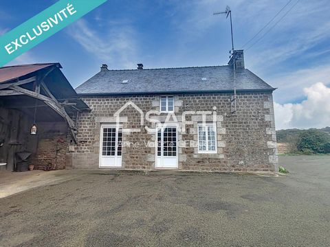 Located in the countryside of Fougerolles du Plessis, in a hamlet not overlooked, old farmhouse comprising a dwelling house with various sheds and buildings, with tarmac courtyard and garden. The dwelling house offers 65m² on the ground floor: entran...