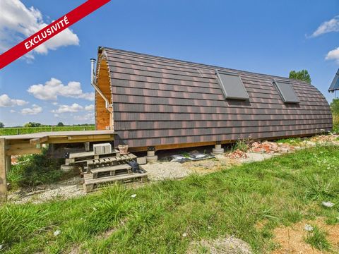 Maison écologique très basse consommation de type "Ecoquille"
