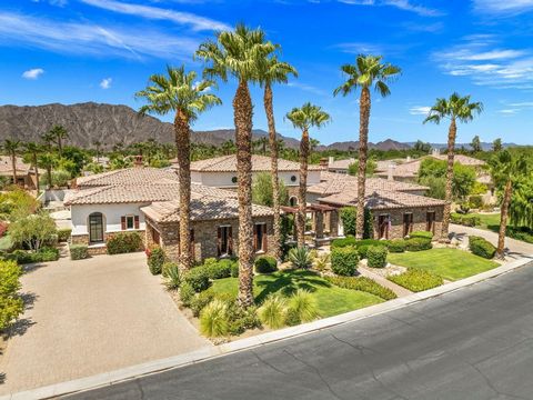 Framed by the breathtaking backdrop of the majestic Santa Rosa Mountains, this timeless masterpiece offers over 5,600 sq. ft. of refined living in the prestigious, guard-gated community of Griffin Ranch. Once part of the storied Merv Griffin estate, ...