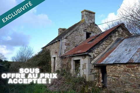 "Maison en pierre et grand hangar – Potentiel rare à Plouvorn"