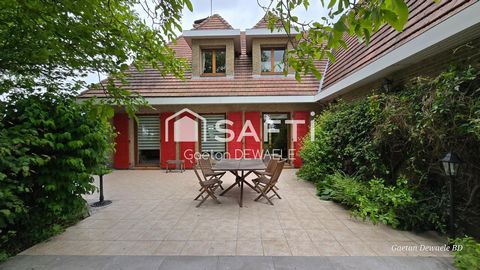 Pavillon en semi plain pied, 4 chambres, jardin et garage