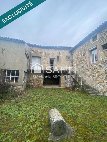 Maison de village avec grand terrain et gites