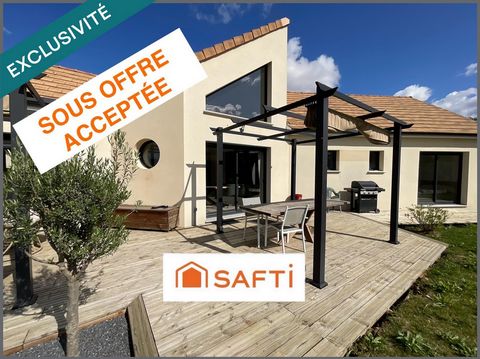 Plain-pied moderne, atypique, lumineux, au calme