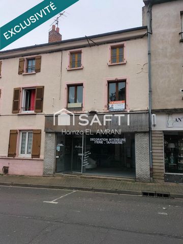 Immeuble ville mitoyenne avec local commercial