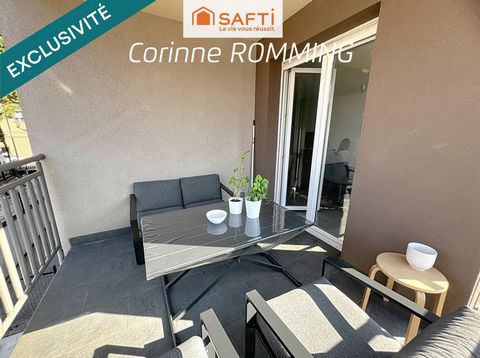 Bel appartement avec Balcon, cave et 2 parkings dont 1 intérieur