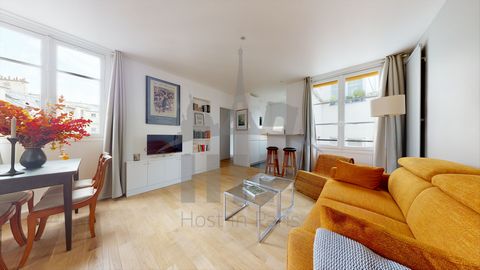 Host In Paris offers you a furnished 2-bedroom apartment for rent on a mobility or secondary lease. It was completely rebuilt in spring 2023. Rented furnished, it has all the comforts you need for a medium-term stay. It sleeps 3 guests and overlooks ...