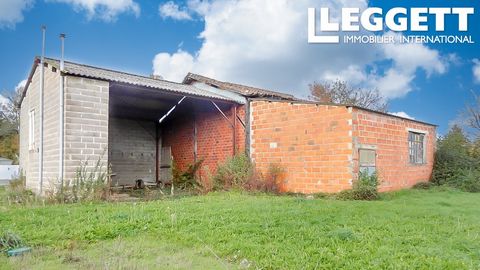 A17273 - A lovely plot with lots of potential, set in a hamlet with countryside views, barn and hangar suitable for secure and dry storage. The property had permission for two dwellings and the land is constructible. It already has a septic tank, mai...
