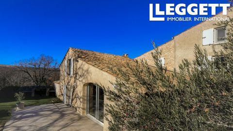 A16347 - Set amidst lavender fields with a backdrop of Mont Ventoux, this charmingly renovated sheepfold is a haven of tranquility. The expansive property, adorned with tall trees and meadows, leads to the main house characterized by rustic charm—age...
