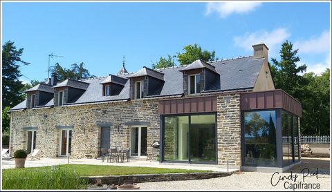 Dpt Morbihan (56), à vendre LA GACILLY maison P6 de 240 m²