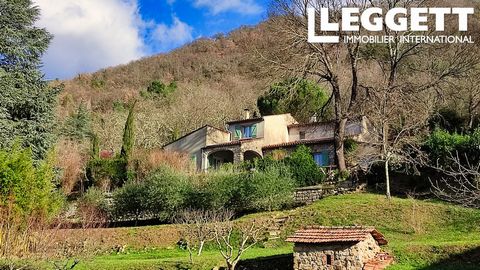 A26219SNB30 - Located in the Cevennes National Park, this detached house is on the slopes of a village with amenities, and with huge views across the hills towards Mont Lozère. The accommodation is over two levels, with the main living areas on the g...