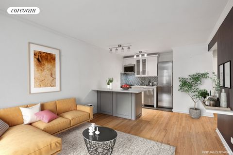 Apartment #4D is a beautifully renovated one bedroom coop on the courtyard-facing side of 340 Haven. ALL UTILITIES INCLUED IN THE MAINTENCE AMOUNT! The apartment offers a newly renovated kitchen, featuring sleek white cabinets, marble countertops, a ...